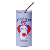 Purrfect Love Valentine's Pair Image Travel Tumbler product